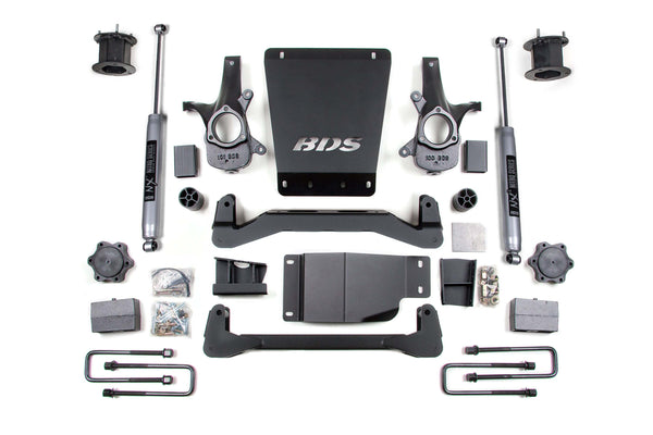 BDS 4.5 Inch Lift Kit Chevy Silverado Or GMC Sierra 1500 07-13 4WD 799H