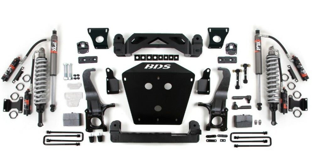 BDS 2007-2015 Fits Toyota Tundra 7" Suspension System, 4" Rear Block - FOX 2.5 Pes C/o, FOX 2.5 Pes Shocks 813FPE