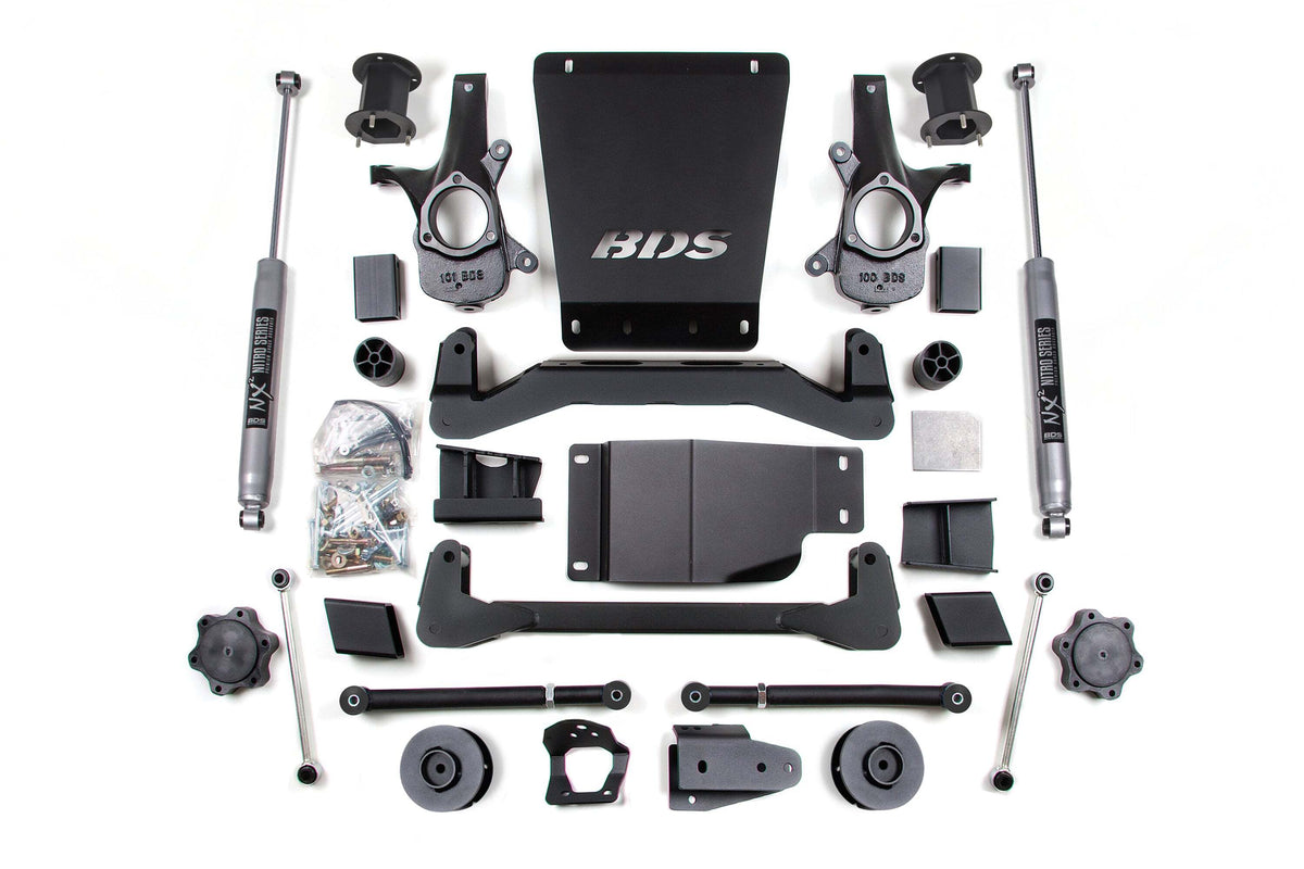 BDS 4.5 Inch Lift Kit Fits Chevy/gmc Avalanche, Suburban, Tahoe, Or Yukon 1500 07-14 4WD 905H