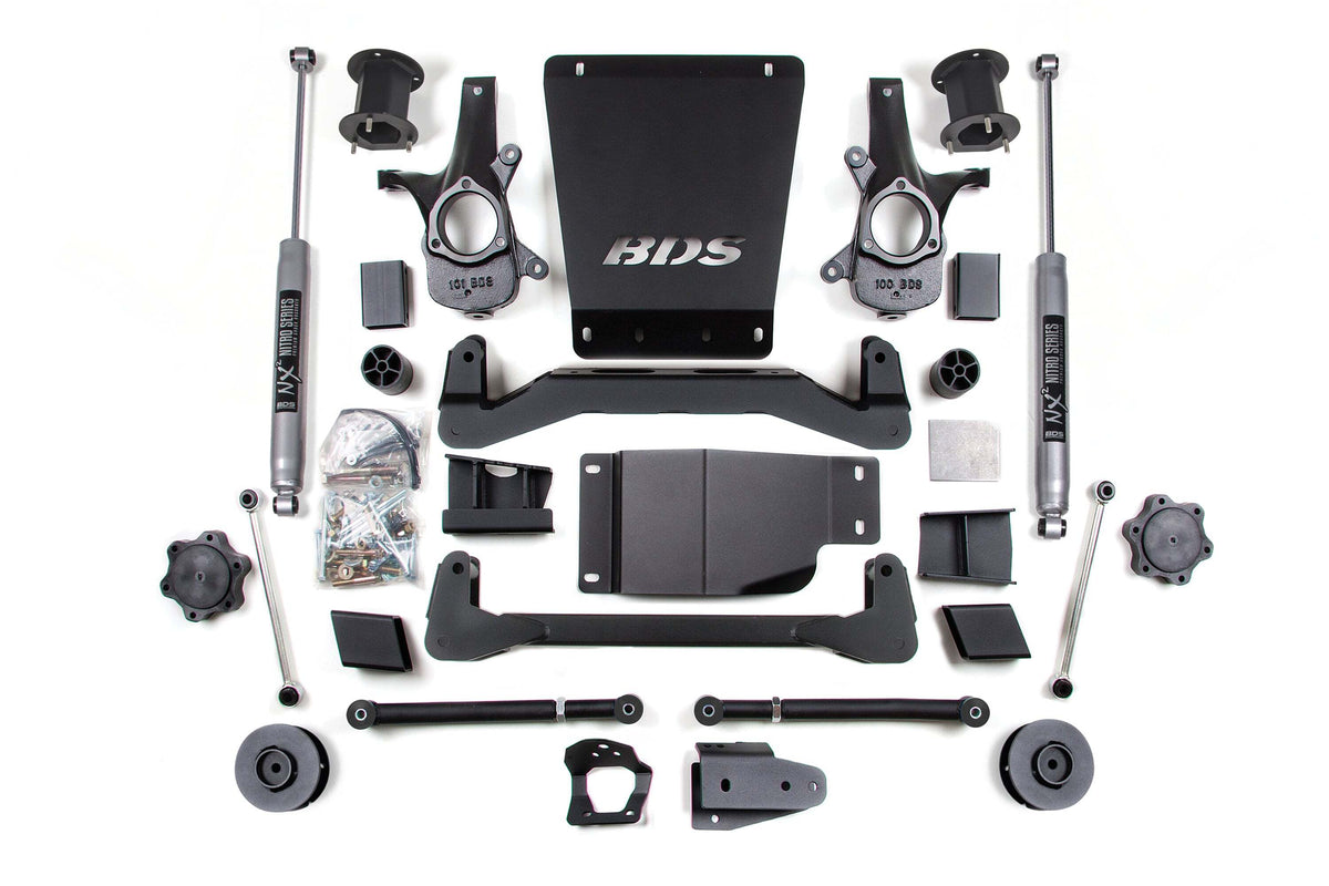 BDS 4.5 Inch Lift Kit Fits Chevy/gmc Avalanche, Suburban, Tahoe, Or Yukon 1500 07-14 4WD 906H