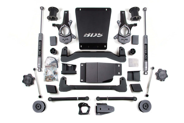 BDS 4.5 Inch Lift Kit Chevy/gmc Avalanche, Suburban, Tahoe, Or Yukon 1500 07-14 4WD 906H