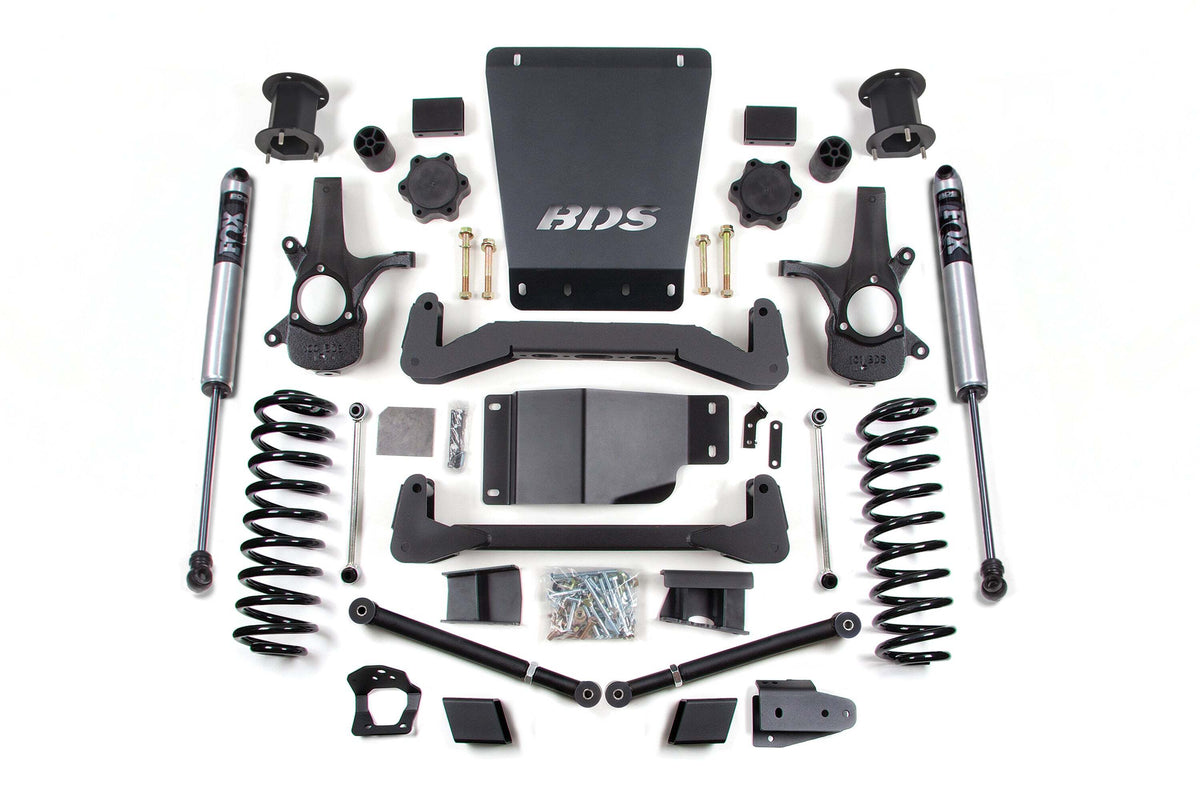BDS 6.5 Inch Lift Kit Fits Chevy/gmc Avalanche, Suburban, Tahoe, Or Yukon 1500 07-14 4WD 907FS