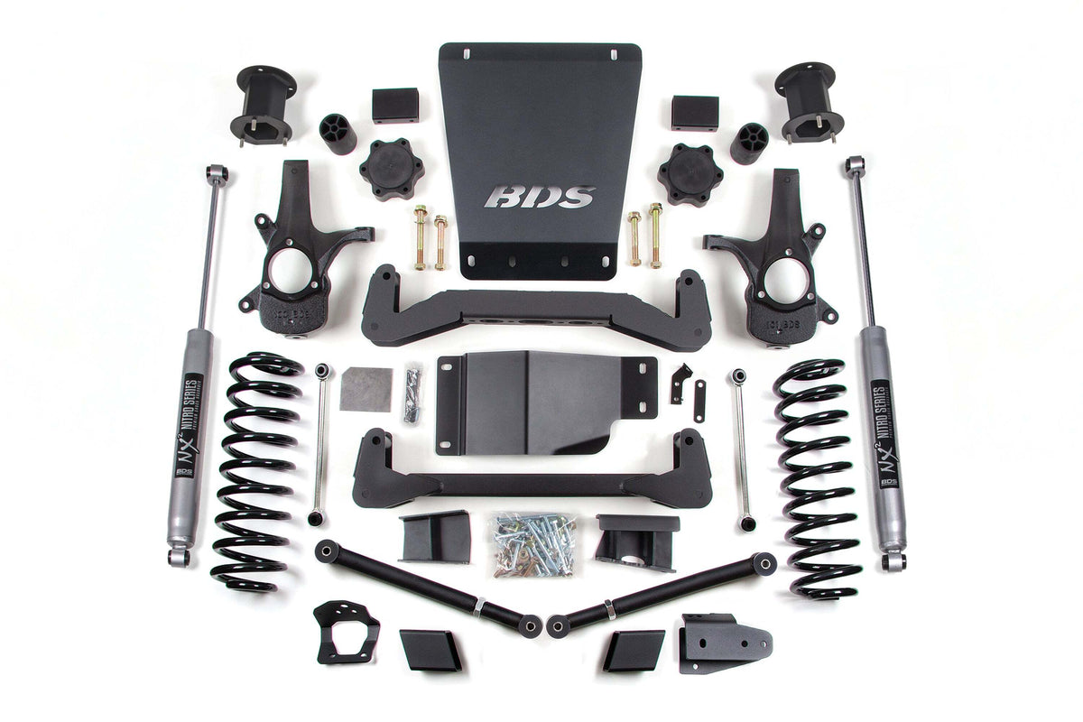 BDS 6.5 Inch Lift Kit Fits Chevy/gmc Avalanche, Suburban, Tahoe, Or Yukon 1500 07-14 4WD 907H