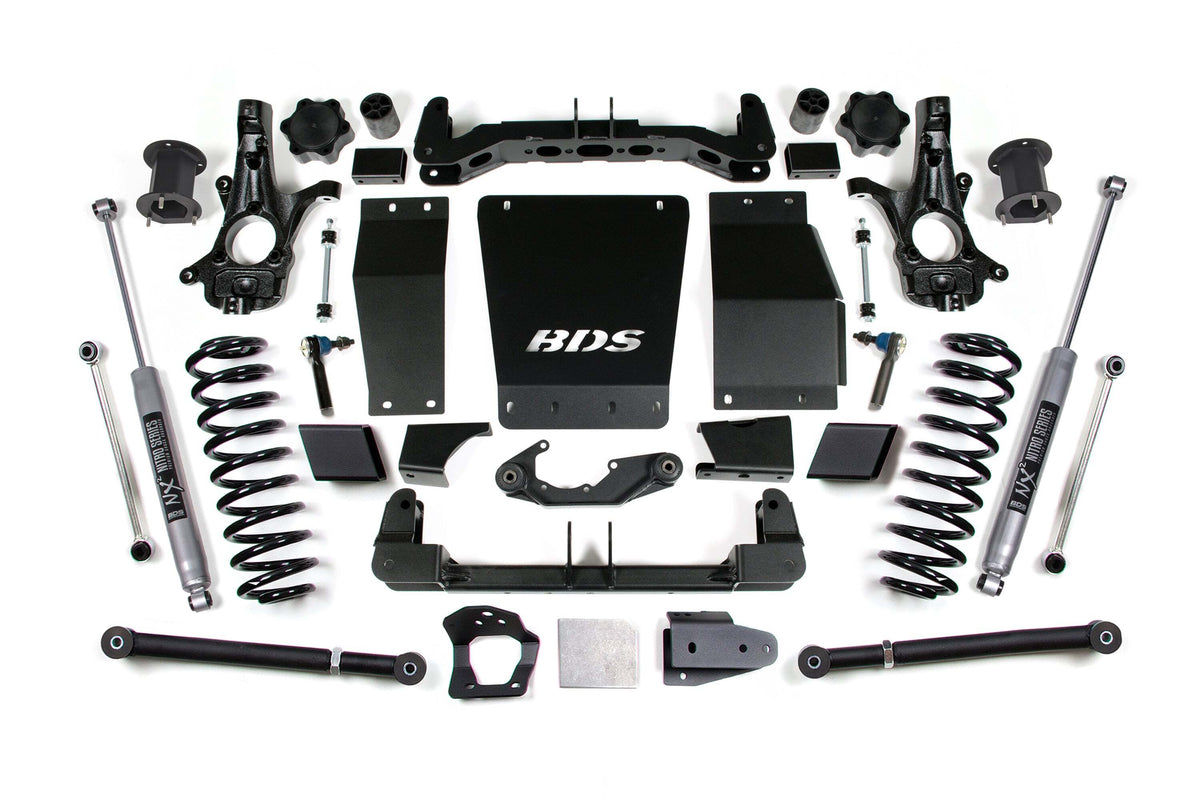 BDS 6.5 Inch Lift Kit Fits Chevy/gmc Avalanche, Suburban, Tahoe, Or Yukon 1500 15-20 4WD 911H