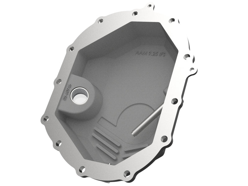 AFE Power 11-18 GM 2500-3500 AAM 9.25 Axle Front Differential Cover Black Machined Street Series 46-71050B