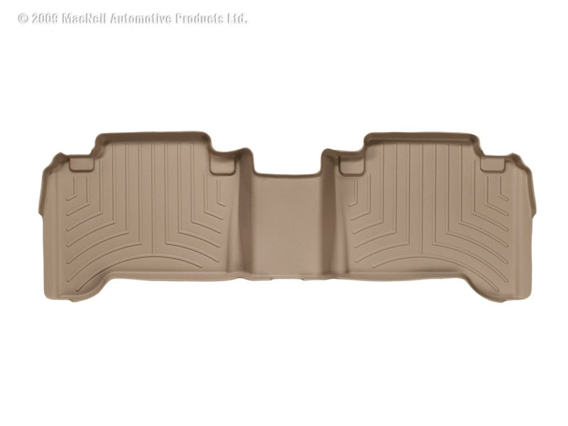 WeatherTech 05-13 Toyota Tacoma Double Cab Rear FloorLiner Tan 450213