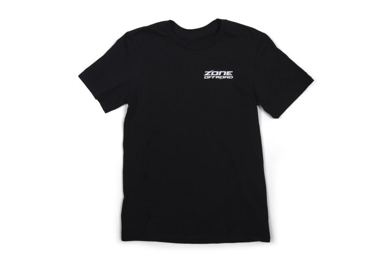 ZONE Black Premium Cotton T-shirt Green Logo S U9160S
