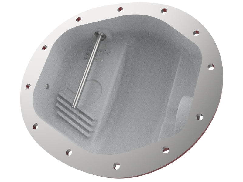 aFe Pro Series GMCH 9.5 Rear Diff Cover Red w/ Machined Fins 19-20 GM Silverado/Sierra 1500 46-71140R