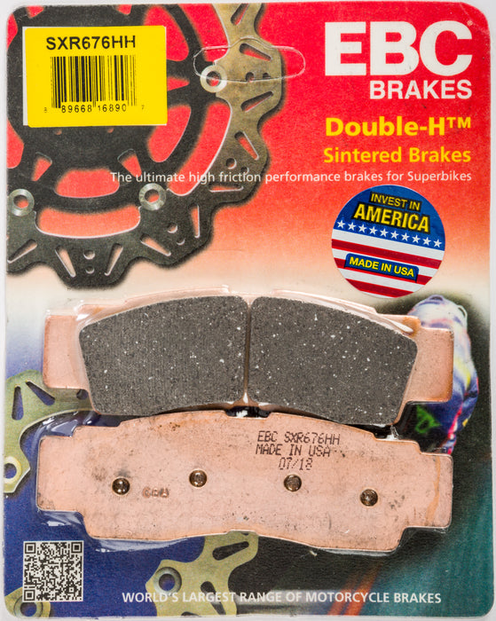 EBC Brakes SXR676HH SXR Side Race Formula Brake Pads, Black