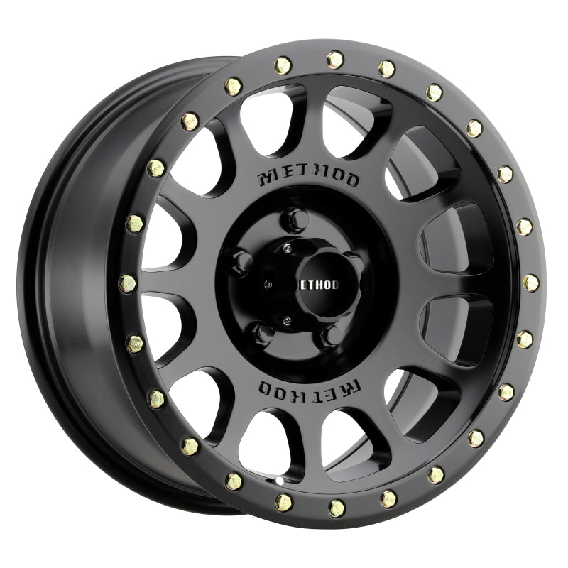 Method MR305 NV 16x8 0mm Offset 5x4.5 83mm CB Matte Black Wheel MR30568012500