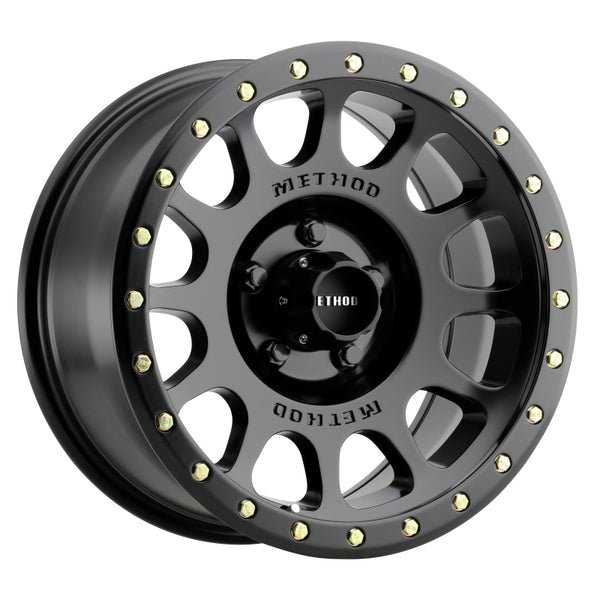 Method MR305 NV 16x8 0mm Offset 5x4.5 83mm CB Matte Black Wheel MR30568012500