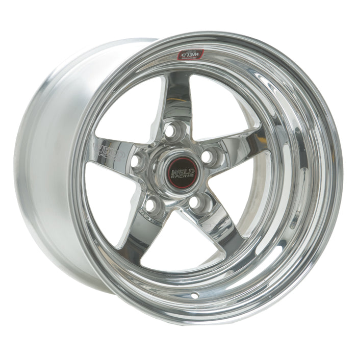 Weld S71 15x12.33 / 5x4.5 BP / 7.5in. BS Polished Wheel (Medium Pad) Non-Beadlock 71MP-512A75A