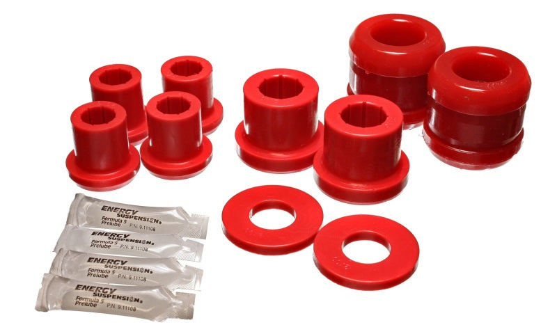 Energy Suspension 04-07 Mazda RX8 Red Front Control Arm Bushing Set 11.3107R