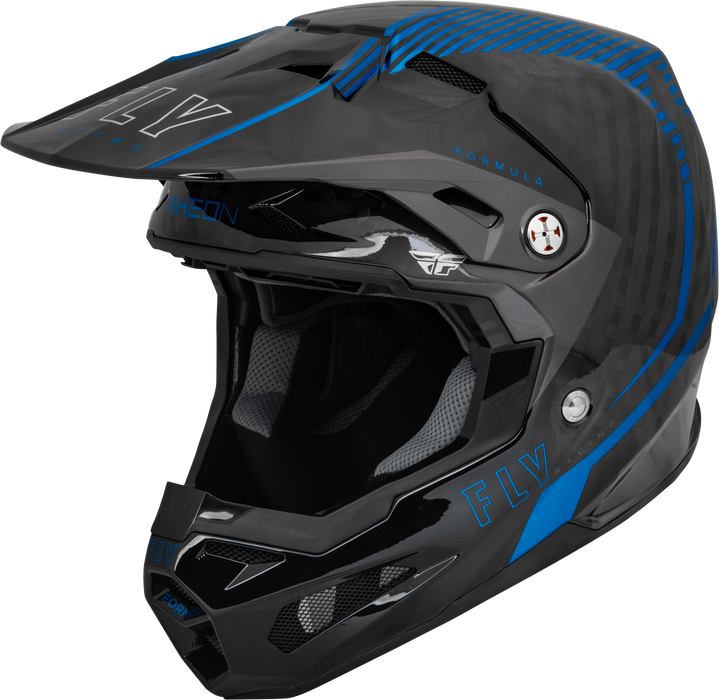 Fly Racing 2023 Adult Formula Carbon Tracer Helmet (Blue/Black, X-Large)