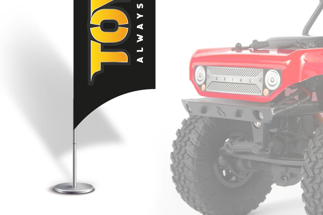 Toyswd Beach Flag 9" Rc Crawler Park Circuit Model Making 1/24 & 1/18 TWD240013