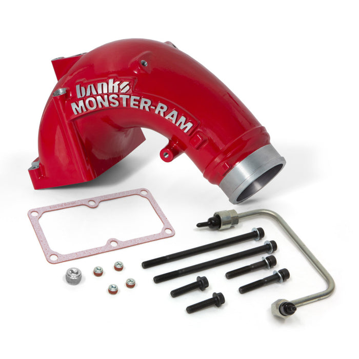 Banks Power 07.5-17 Ram 2500/3500 6.7L Diesel Monster-Ram Intake System w/ Fuel Line 3.5in Red 42788-PC