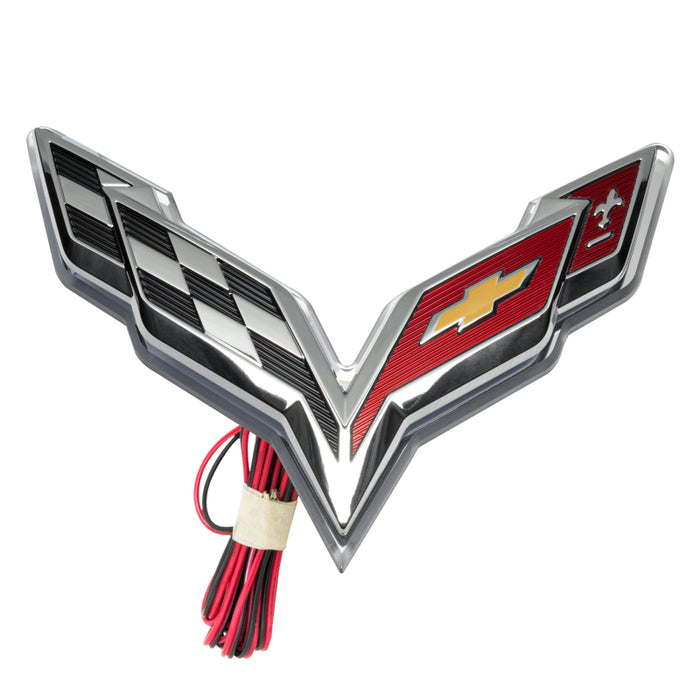 Oracle Corvette C7 Rear Illuminated Emblem Red SEE WARRANTY 3633-003