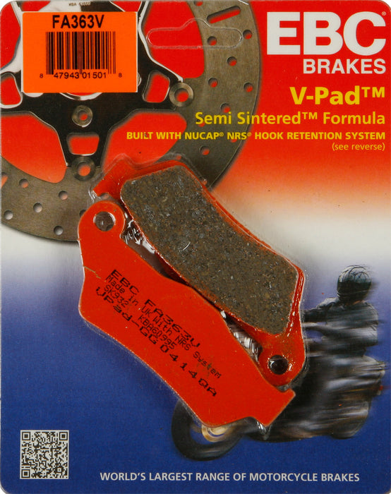 EBC Brakes FA363V Semi Sintered Disc Brake Pad