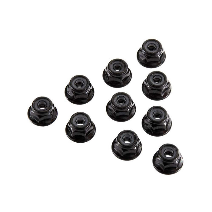 Axial AX31250 Serrated Nylon Lock Nut Black 4mm 10 AXIC3150 Elec Car/Truck Replacement Parts