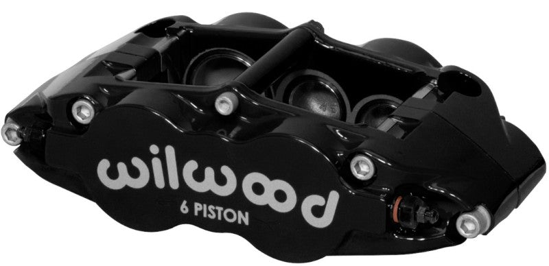 Wilwood Caliper-Forged Narrow Superlite 6R-L/H Aluminum 1.75/1.25in/1.25in Pistons 1.10in Rotor 120-14540-BK