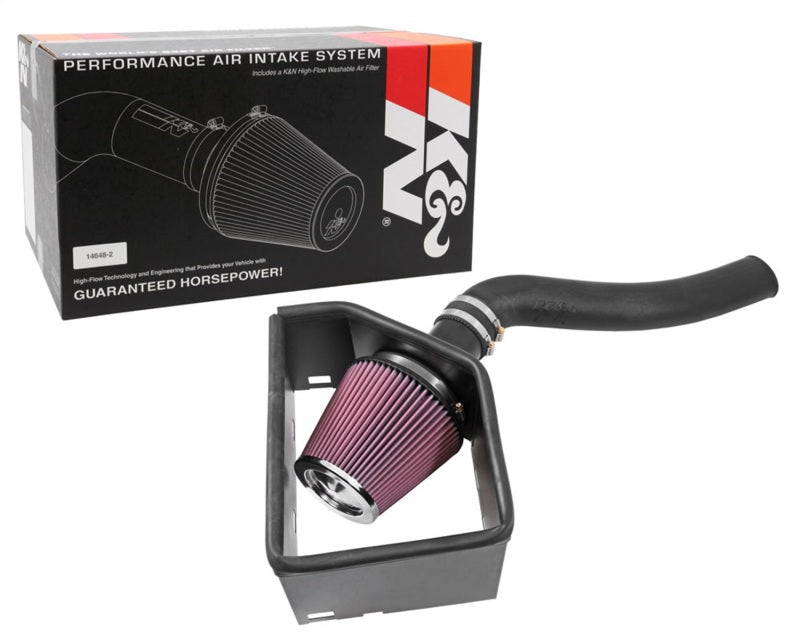 K&N 15-16 Compatible with Dodge Ram 1500 V6-3.0L DSL Performance Intake Kit 57-1571