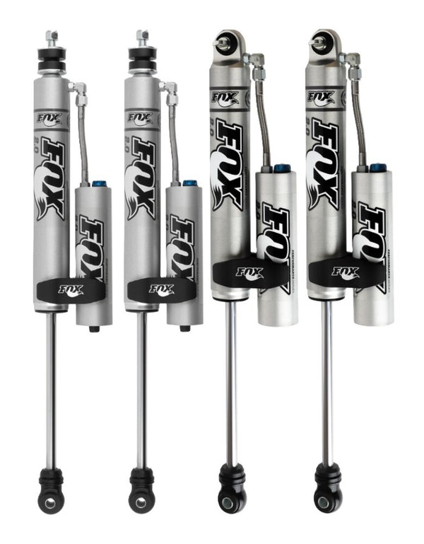 FOX 2.0 Performance Reservoir Adj Shock Set, Fits 07-16 Wrangler W/1.5-3.5" Lift JK F011