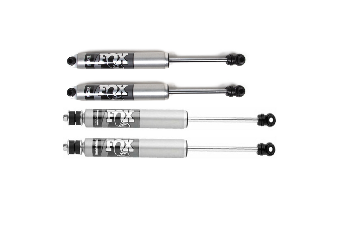 FOX 2.0 Performance Shocks Set, Fits 99-04 Fits GMC Sierra 2500 HD 4WD w/7-9" Lift F0148