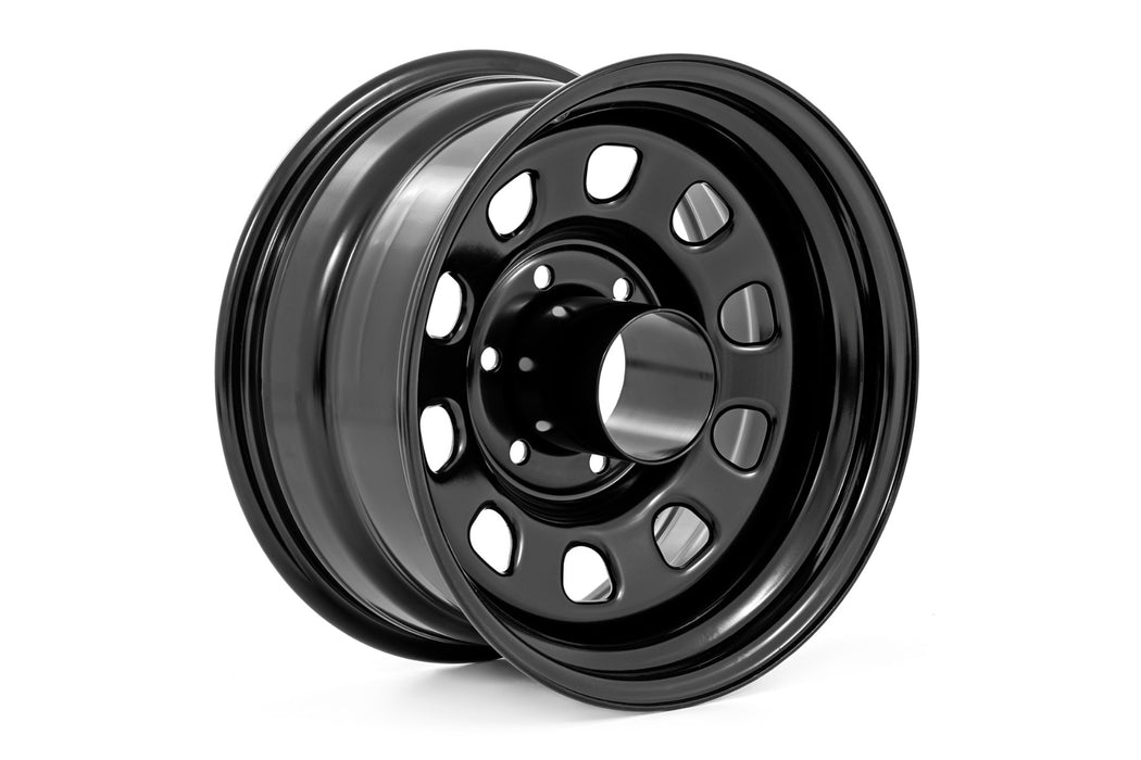 Rough Country Steel Wheel Black 16X8 8X6.5 5.10 Bore6 RC51-6881