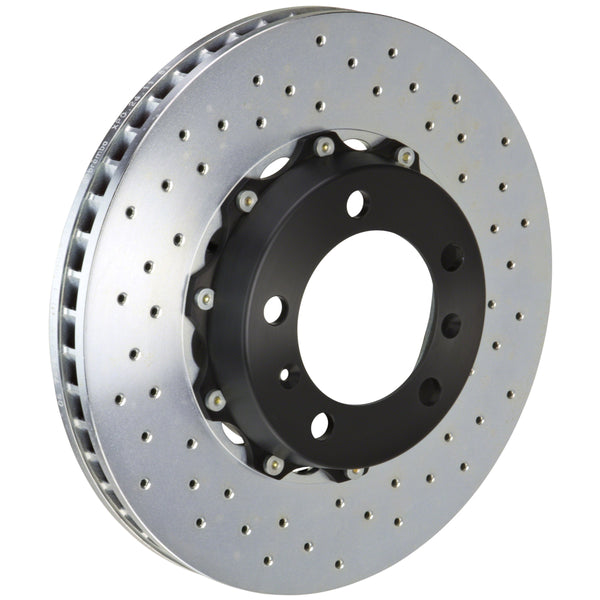 Brembo GT Front 2-Piece Rotor Kit, 330x34mm Drilled Discs, Fits 2001-2024 Porsche 911 101.6003A