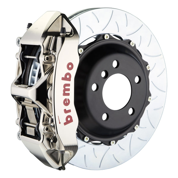 Brembo GT-R Front Big Brake Kit, 6-Piston Nickel Plated Calipers, 380x34mm Type-3 Slotted 2-Piece Rotors, Fits 2001-2012 Porsche 911 1L3.9005AR