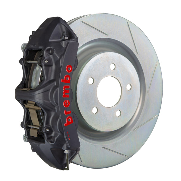 Brembo GT-S Front Big Brake Kit, 6-Piston Black Hard Anodized Calipers, 355x32mm Type-1 Slotted Rotors, Fits 2010-2015 Chevrolet Camaro 1N5.8001AS
