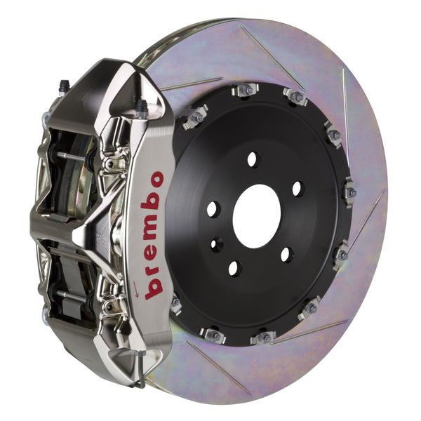 Brembo GT-R Front Big Brake Kit, 6-Piston Nickel Plated Calipers, 405x34mm Type-1 Slotted 2-Piece Rotors, Fits Rolls-Royce Phantom 1N2.9525AR