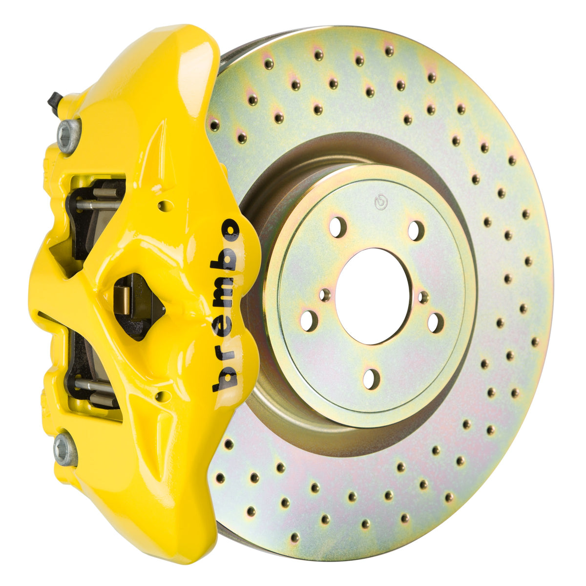 Brembo GT Front Big Brake Kit, 4-Piston Yellow Calipers, 326x30mm Drilled Rotors, Fits 2013-2024 Subaru BRZ, 2013-2016 Scion FR-S and more 1S4.6003A5