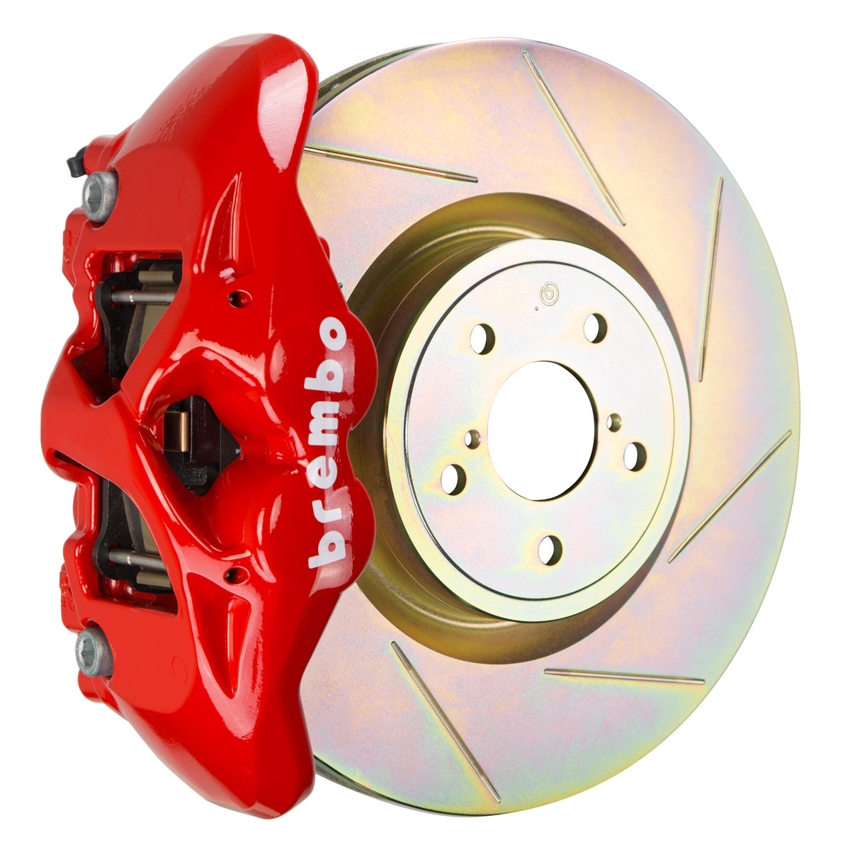 Brembo GT Front Big Brake Kit, 4-Piston Red Calipers, 326x30mm Type-1 Slotted Rotors, Fits 2013-2024 Subaru BRZ and more 1S5.6003A2