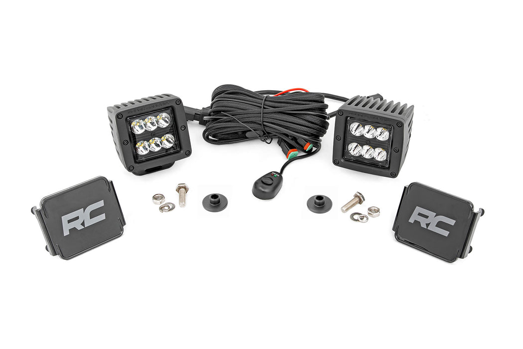 Rough Country LED Ditch Light Kit Ford Bronco (21-23)