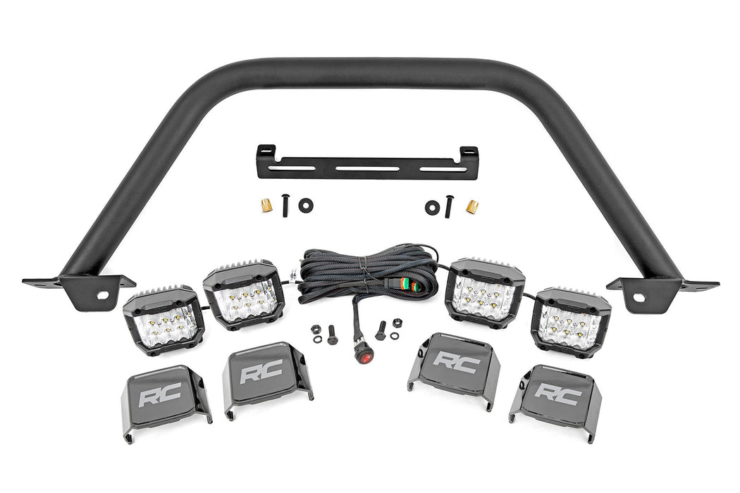 Rough Country Safari Bar 3" Osram (Quad) Wide Oe Modular Steel Ford Bronco (21-23) 51115