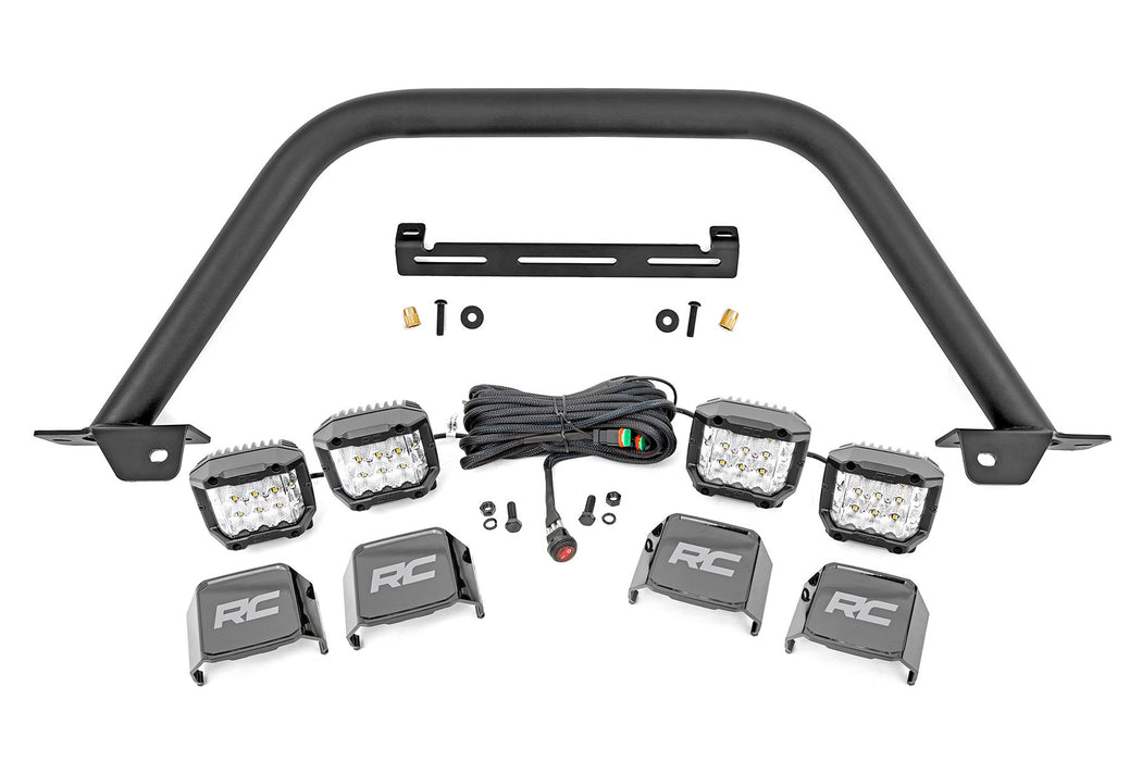 Rough Country Safari Bar 3" Osram (Quad) Wide Oe Modular Steel Ford Bronco (21-23) 51115