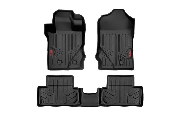 Rough Country Floor Mats Front & Rear Fits Ford Bronco (2 Door) 4WD (2021-2023) M-51632