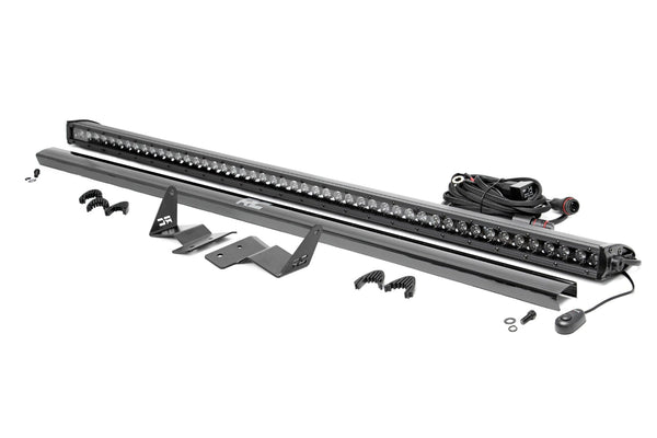 Rough Country Led Light Kit Upper Windshield 50" Black Single Row Ford Bronco (21-23) 71043