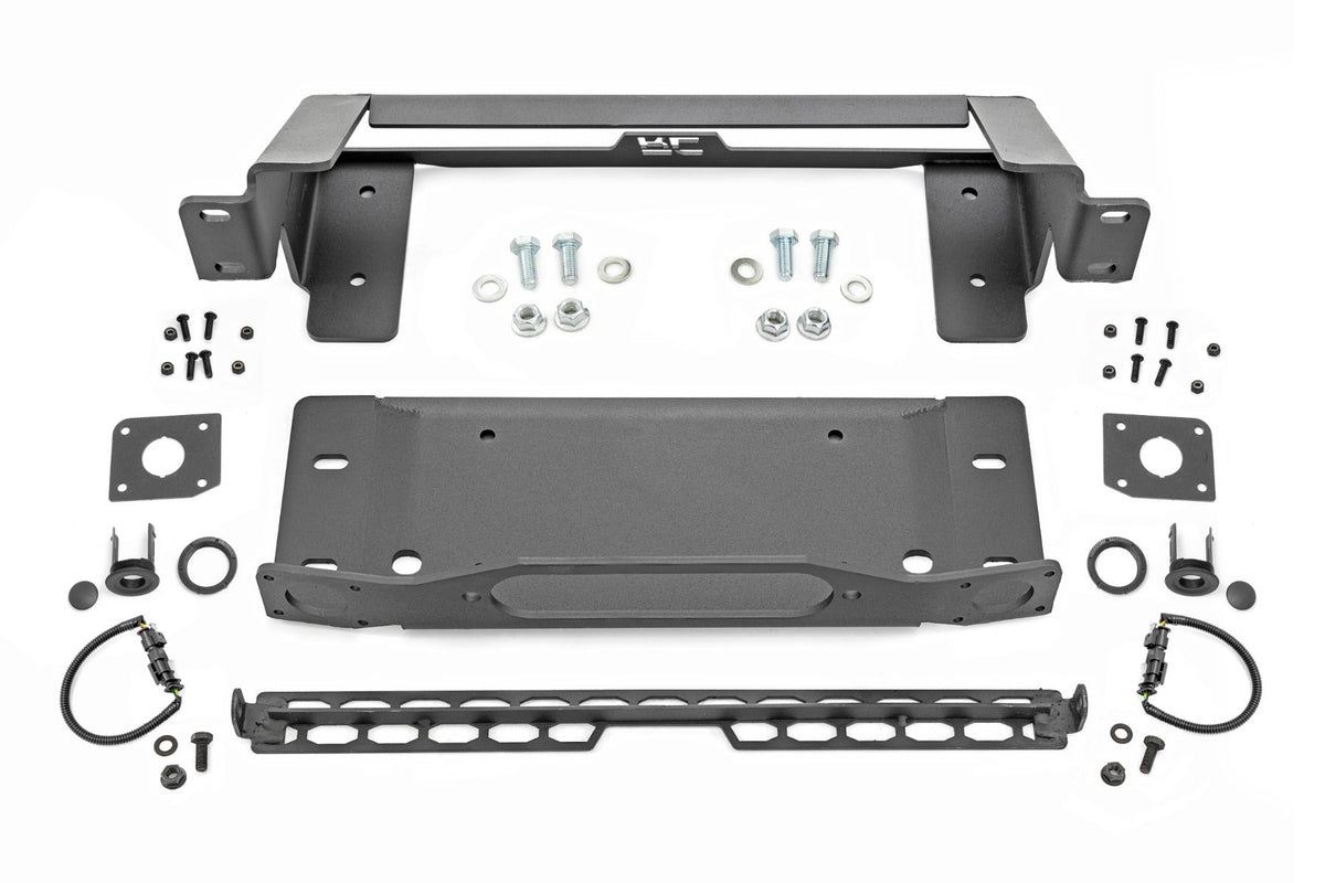 Rough Country High Winch Mount All Models Fits Ford Bronco 4WD (2021-2023) 51066