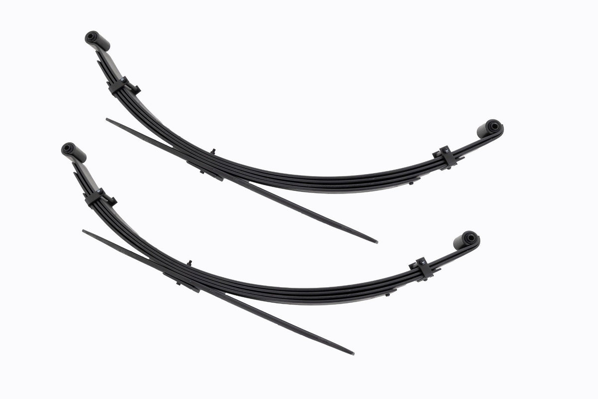 Rough Country Rear Leaf Springs 4" Lift Pair Fits Ford Bronco (78-79)/F-250 (77-79) 8033KIT