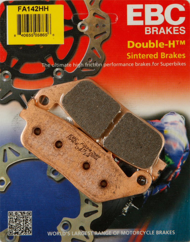 EBC Brakes Double-H Sintered Front Brake Pads Fits Honda CB400F CB-1 1989 FA142HH