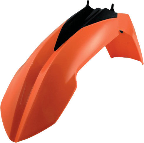 Acerbis Front Fender (Orange) Compatible With 07-12 KTM 250SX