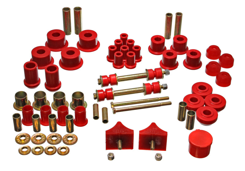 Energy Suspension 66-76 Chrysler A Body Dart/Demon/Duster/Valiant Red Hyper-flex Master Bushing Se 5.18104R