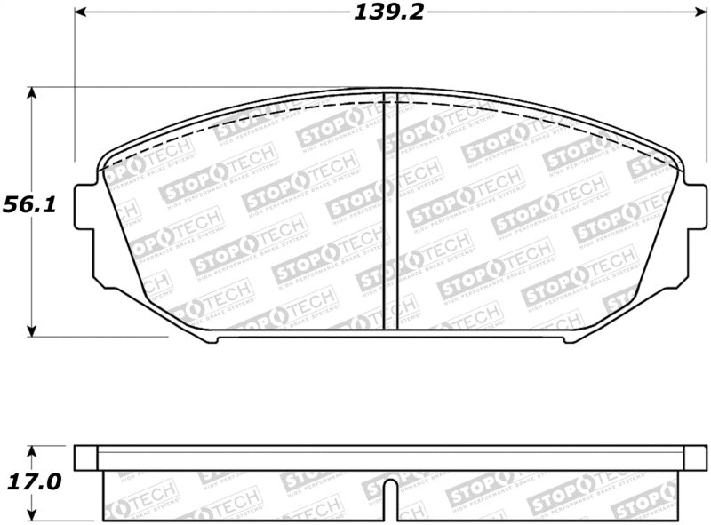 StopTech Street Brake Pads 308.0793