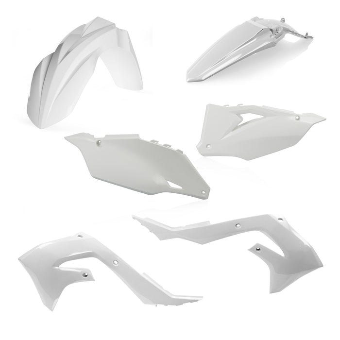 Acerbis Plastic Kit (WHITE) For 21-23 KAWASAKI KX250