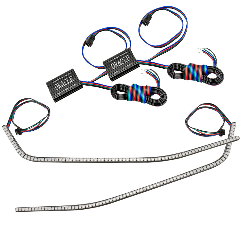 Oracle 16-21 Fits Chevy Camaro Surface Mount DRL Modules Colorshift W/O Controller See Warranty 1297-334