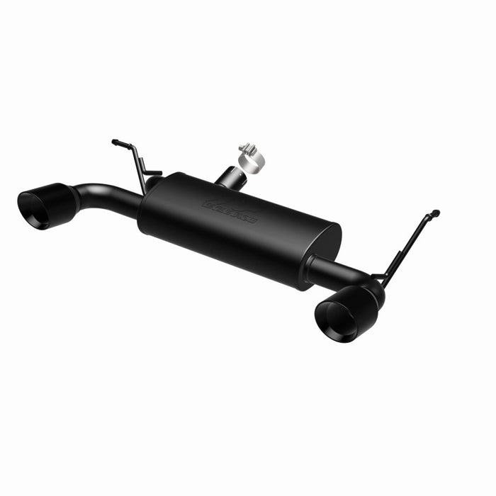 MagnaFlow 07-17 compatible with Jeep Wrangler JK 3.8/3.6L Dual Split Rear Exit Black Axle-Back Exhaust 15160