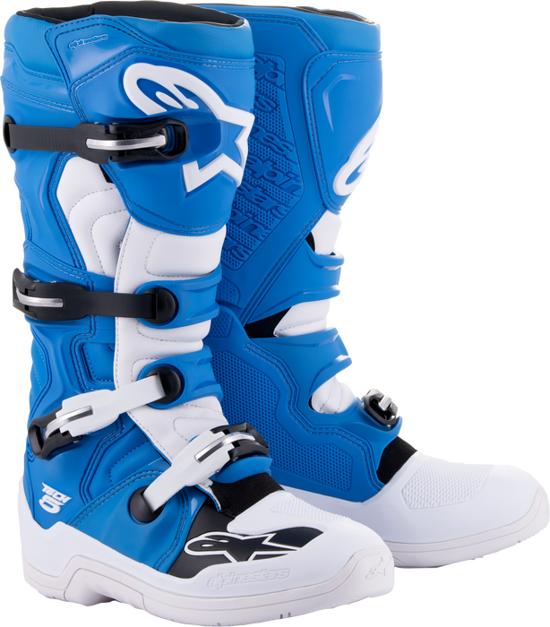 Alpinestars Tech 5 MX Boots (Blue/White, 6)