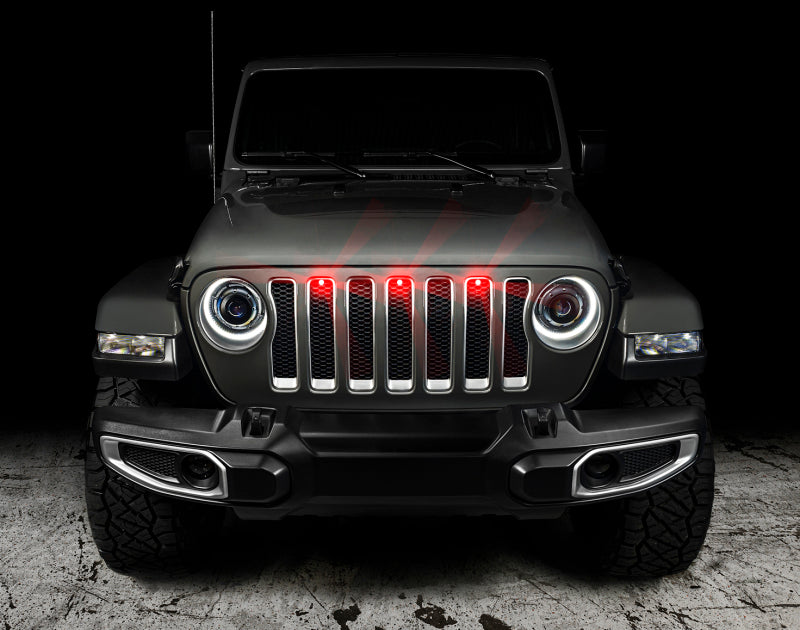 Oracle Pre-Runner Style LED Grille Kit compatible with Jeep Gladiator JT Red SEE WARRANTY 5871-003